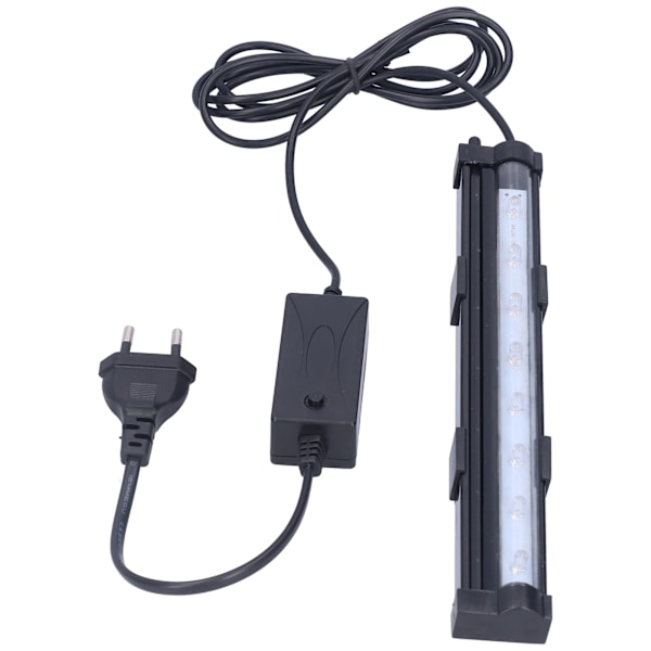 Akvarie LED-lys Farverig skiftende Ultra Bright Fisktanklampe med sugekop EU-stik 220V