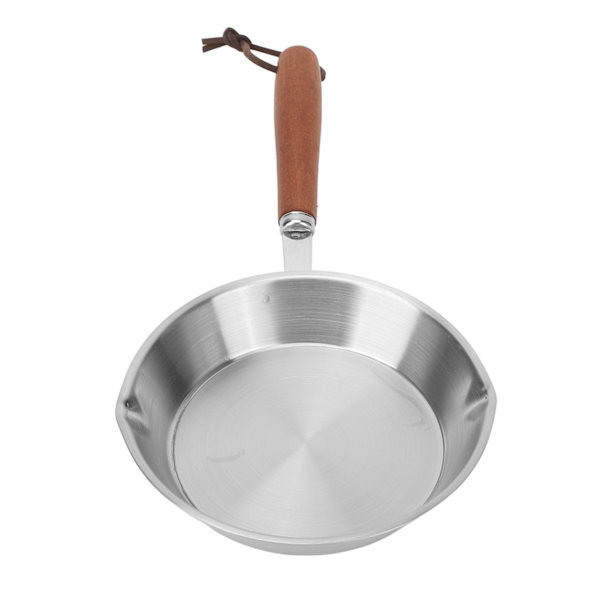 Rustfrit stålpande Non Stick ægpande stegepande til husholdningsrestaurant induktionskomfur 4,7 tommer