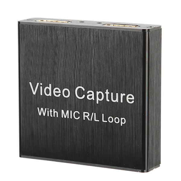 Video Capture Card USB2.0 HDMI Loop&#8209;Out Tukee 4K Elektroniikkalaitteita 0.4a 5V DC