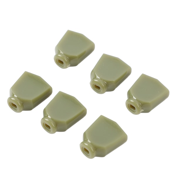 6 stk Guitar Tuning Peg-knapper Plast Easy Control Tuner-knapper Sæt til akustisk elektrisk guitar
