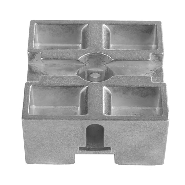 Zink-legering Galvanisering Metall Central Block 50x50mm Metall Mellanstycke Z030M