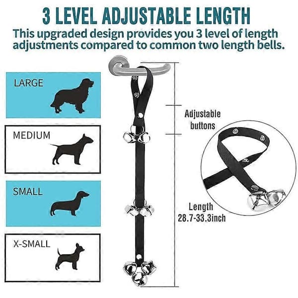 Dog Door Bells Potty Training Great Dog Bells Adjustable