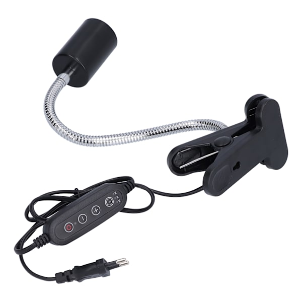Krybdyr Varmelampeholder Krybdyr Solbad Lampeholder med Tidsfunktion E27 EU Stik 220V