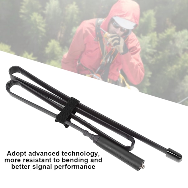 Walkie Talkie Foldbar Antenne VHF UHF Dual Band SMA Hun Interface Antenne