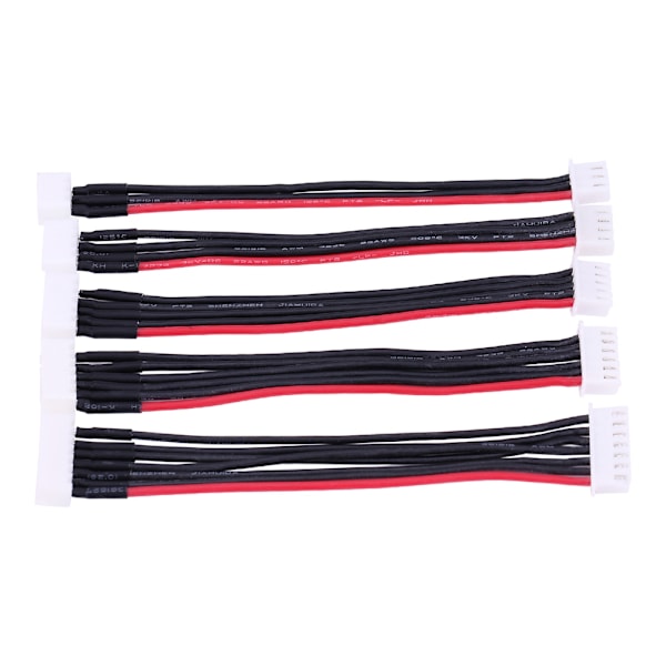 5 st/set Lipo Balance förlängningskabel Silikontråd RC-tillbehör för 2S / 3S / 4S / 5S/6S