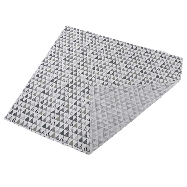 Linne Tyg Geometriskt Triangel Bomull Linne Tryck Blandad Linne Duk Sofftyg