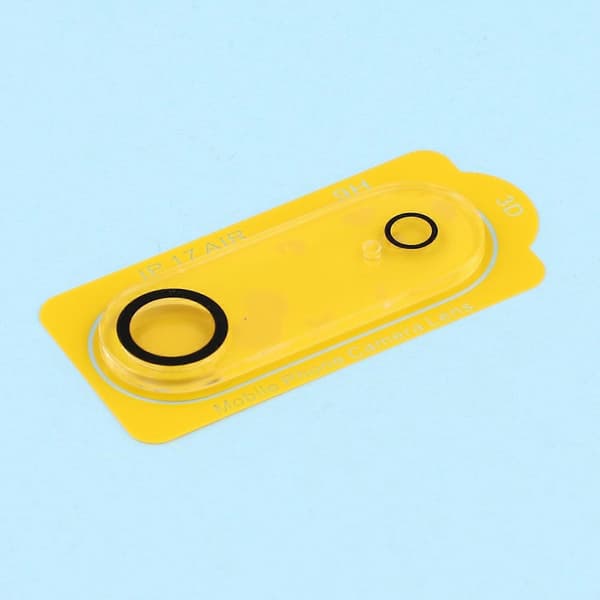 2 st. för iPhone 17 Air Kameralinsskydd Silke Tryck Linsskydd 3D Arc Edge