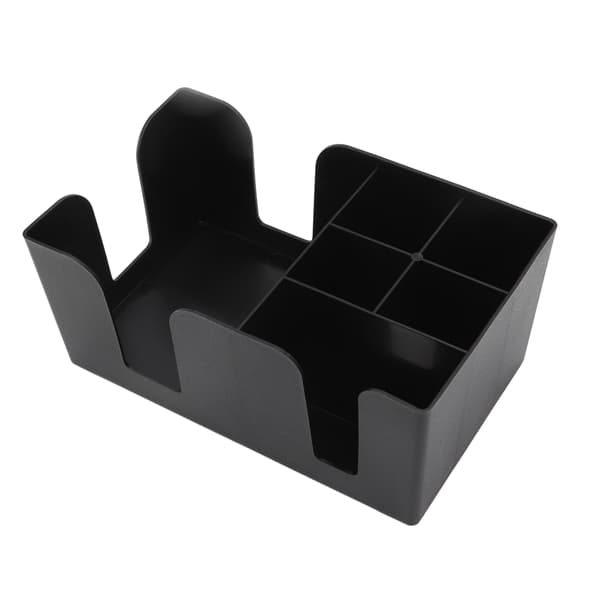 Kaffestasjon Organizer Multifunksjonell Klassifisering ABS Stående Kaffe Krydder Organizer med 6 Rom