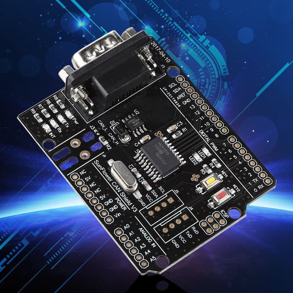 HW-A001 CAN Bus Shield MCP2515 udvidelseskort understøtter CAN2.0-protokol