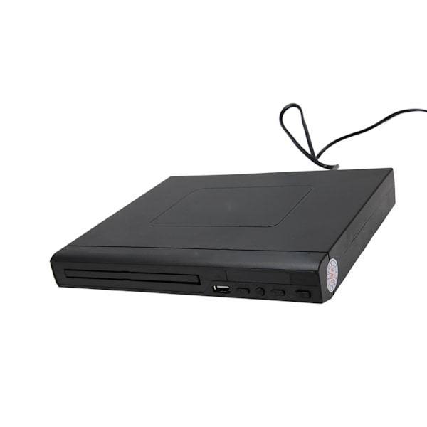 Mini HD DVD-soitin sisäänrakennetulla PAL NTSC USB 2.0 -liitännällä, kaukosäätimellä, CD-soitin kotiin RCA-kaapelilla TV:lle, 110–240 V, EU-pistoke