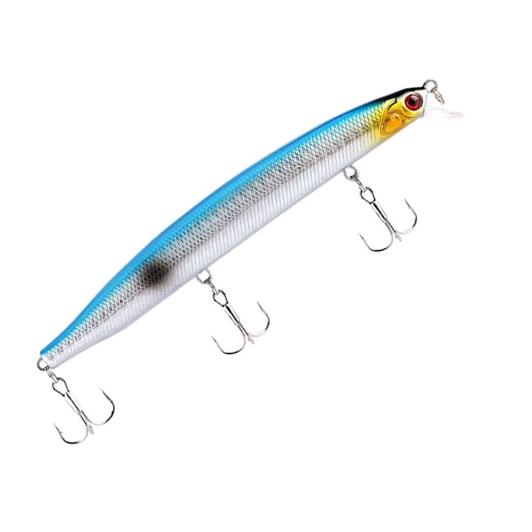 HENG JIA Mini storlek fiskform lockbete med krokar Fiskeredskap Verktyg F