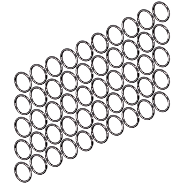 50 stk Metallringer 20x3mm Jern Elektroplettert Solid Holdbar Bred Anvendelse Utsøkte O-ringer Grå