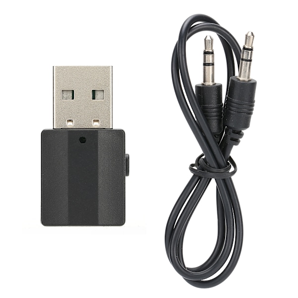 Bærbar Bluetooth 5.0 Sender Modtager 2 i 1 Adapter Oneclick Switch Plug and Play