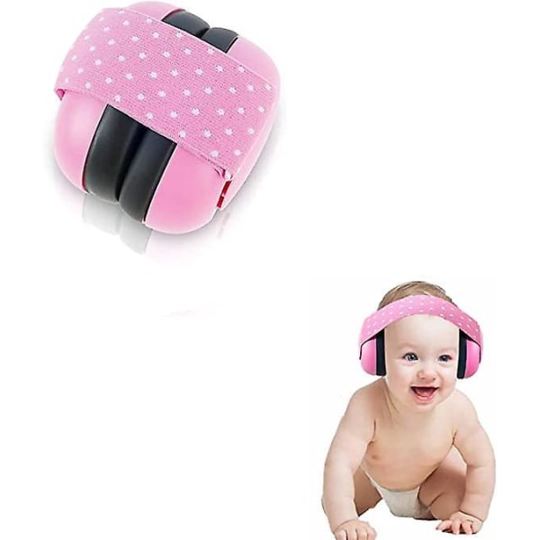 Justerbare og komfortable hørselsvern for babyer for 0-3 åringer - Støyreduksjon for å forhindre hørselsskader