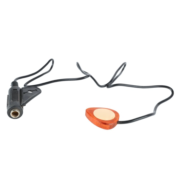 Piezoelektrisk pickup med hjerteform plukke kontakt mikrofon transduser for gitar fiolin Ukulele mandolin