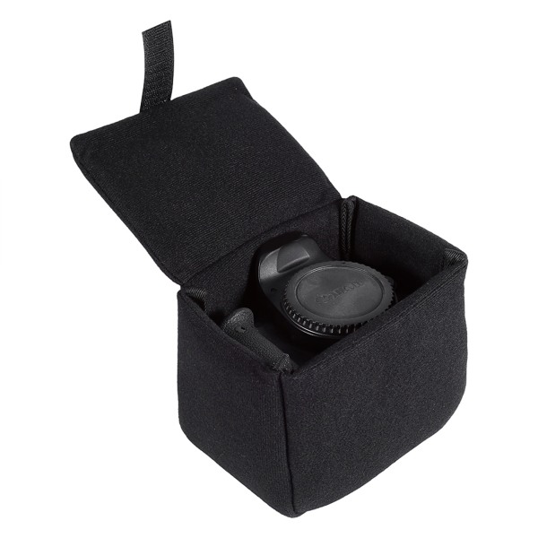 Polstrede kameratasker DSLR-indsatsetui - Stødsikker kameraorganisator (sort)