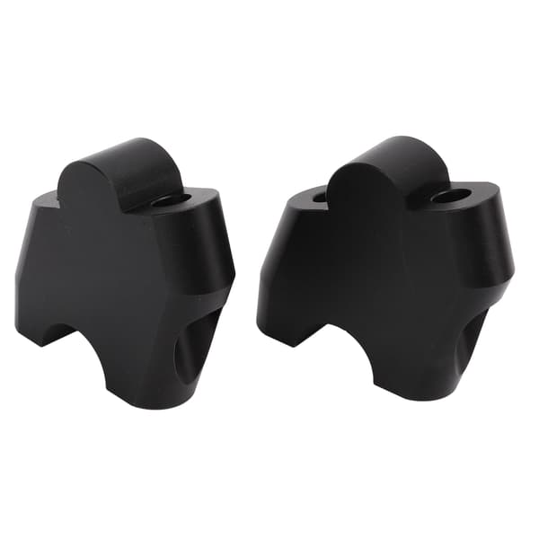 2 STK. Styrforhøjer Klemme Aluminium Legering Erstatning for CB500F CB500X 2013‑2017 Sort