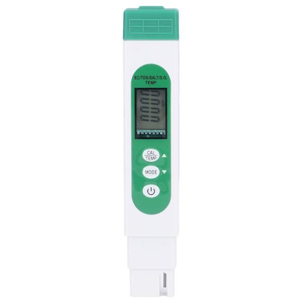 Vattenkvalitetstestare 5 i 1 TDS EC Salt S.G Temp Meter Digital Display för dricksvatten