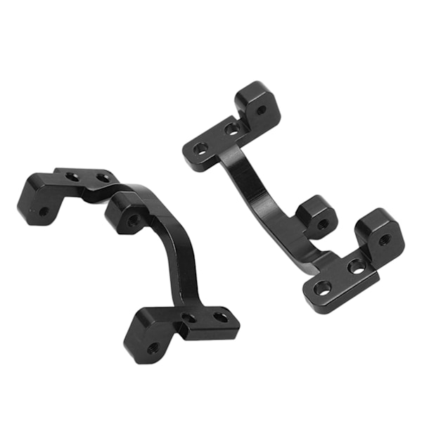 2 stk Aluminiumlegering Trækstang Base Metal Trækstang Basesæde til WPL C24 C14 C14K C24K 1/16 RC Bil Sort