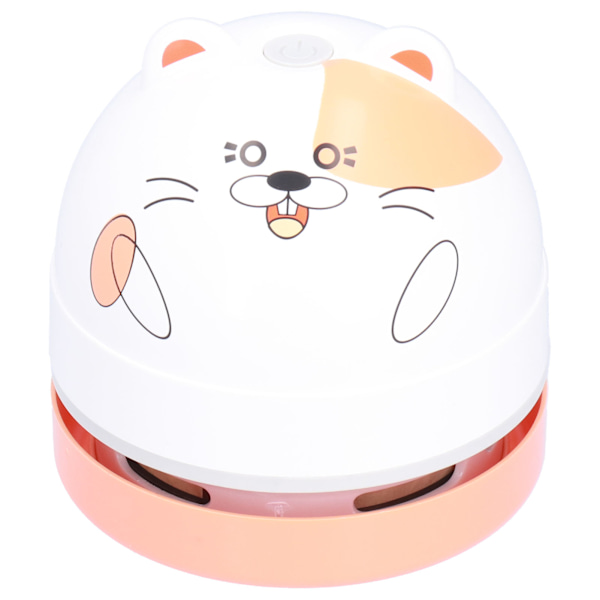 Suloinen eläinmuotoilu pöytäpölynimuri USB-lataus Mini pölynkerääjä lapsille Hamster-kuvio