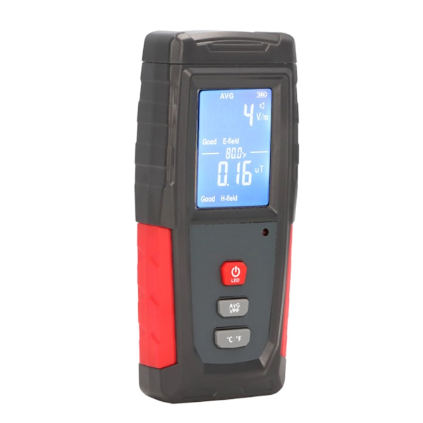 Elektromagnetisk stråling Automatisk Alarm Plast Tester EMF-Inspektion 3,7V 600mAh