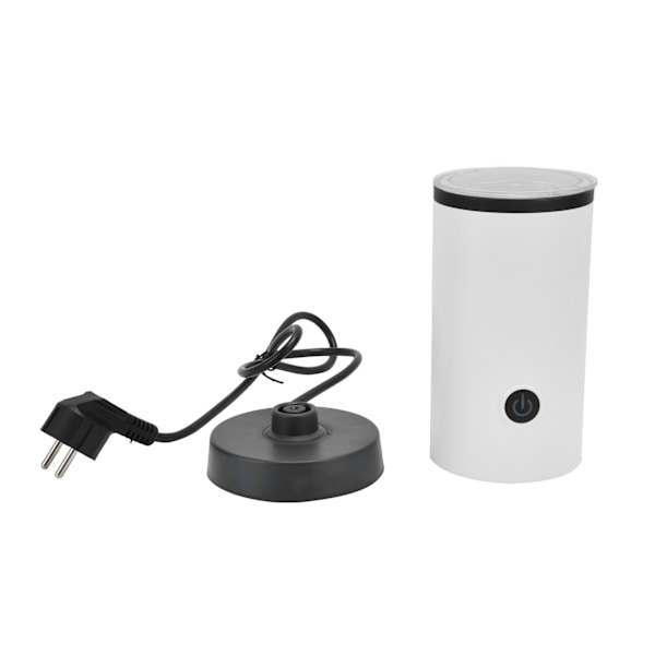 Melkeskummer Mini Automatisk Kaffe Lav Støy Skummende Maskin for Cappuccino Latte Kaffe Hvit EU Plugg 220‑240V