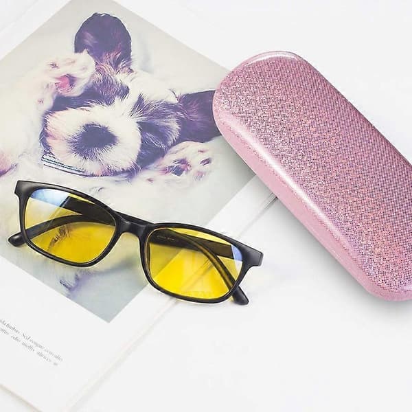 Unisex Hard Shell Eyeglass Case, Protective Case For Glasses
