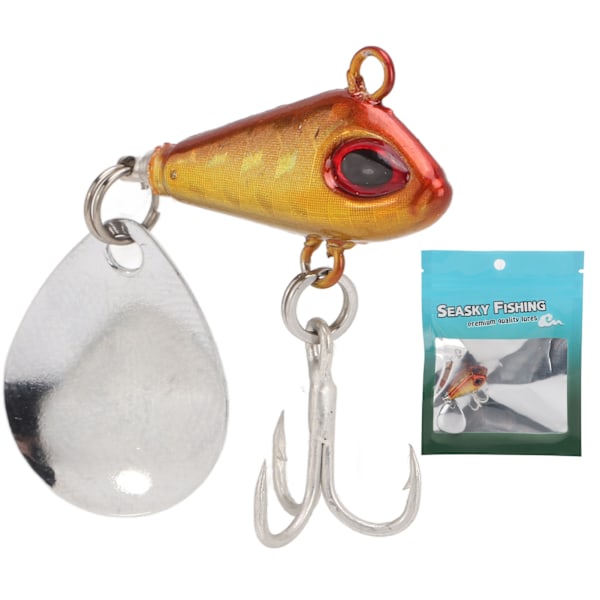 Fiske VIB Metal Mini Lures 5g konstgjorda hårda falska bete VIB sked Långt kast Fiske LureGolden