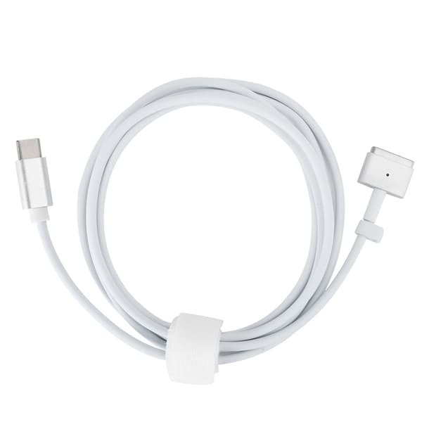 Power Delivery Snabbladdningsadapterkabel Notebook-tillbehör Typ-C till T-formad Vit