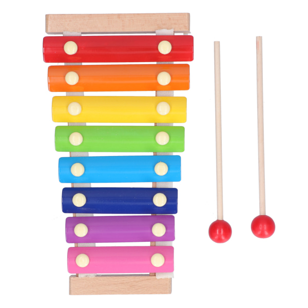 Børnexylofonlegetøj Børn Småbørn Farverige træmusikinstrumenter Pædagogisk børnelegetøj