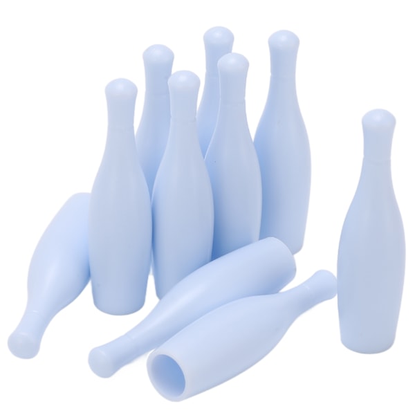 10st barn mini bowlingklotset Bärbara bowlingklots plastbollar Leksakspresenter för barn inomhus utomhusspel