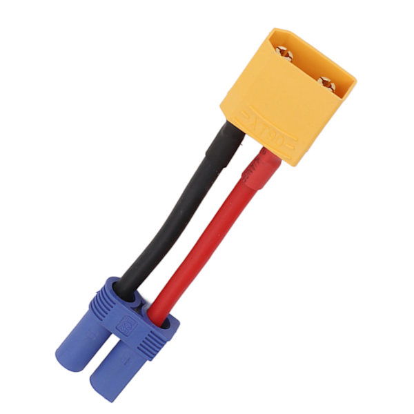 RC Car EC5 Connector Professional XT90 hane till EC5 hona kabel för RC bilar 12AWG