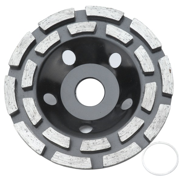 Diamant slibeskive slibeskive lav vibrationssæt sæt sort til stenbeton Diameter 125 mm