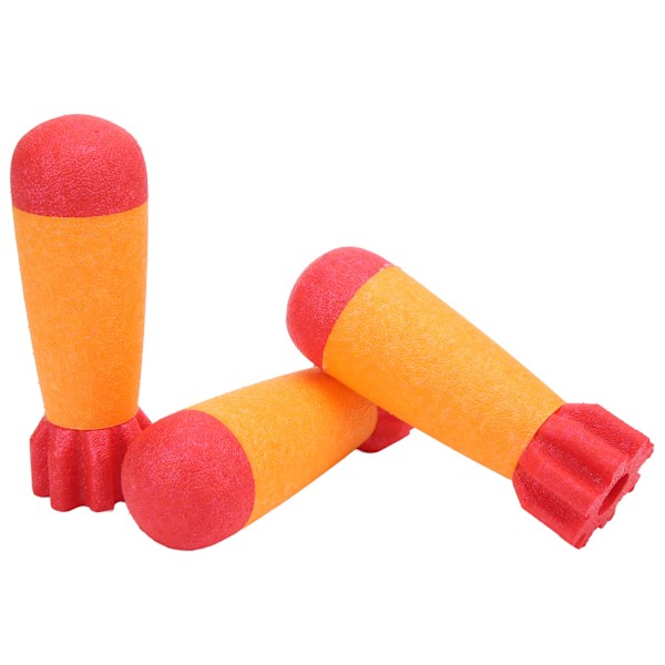 3 stk EVA Hule Skum Dart Skyte Ball Myk Skum Rocket Ball Skytespill for Gutter og Jenter