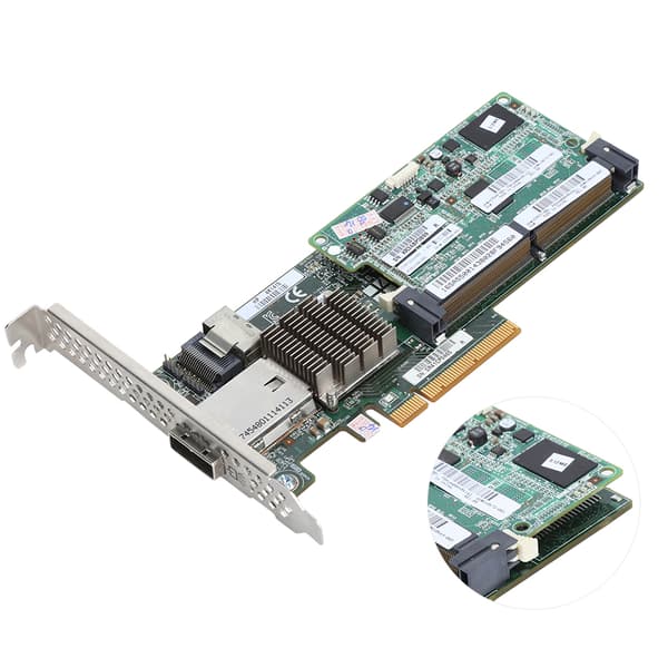 Smart Array-kort 6 GB/s överföringshastighet 512 MB cache PCIe för SAS-kontroller för HP P222 633537-001