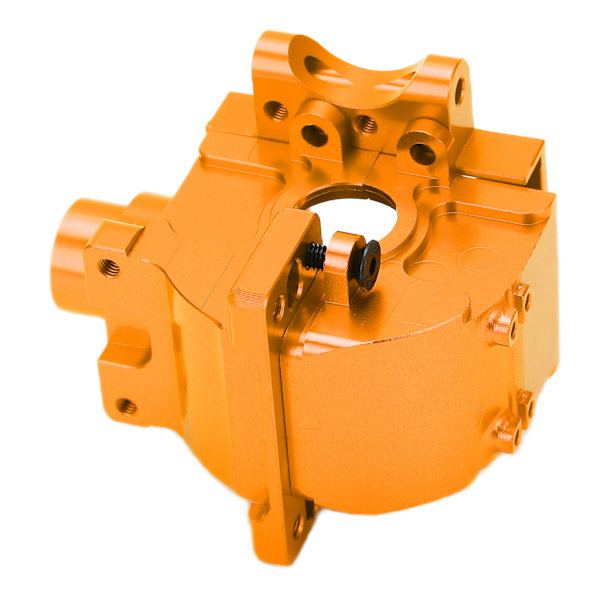 Vaihteisto Alumiiniseos RC-päivitysosia Ruuveilla HSP 94122 94177 94188 1/10 RC-autolle UpgradeOrange