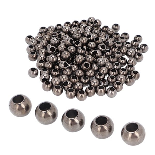 200 st Resin Pärlor Bred Användning Glansig Yta Robust Hållbar Livfull Färg Hantverkspärlor för Smycken Kläder Väska 12mm Pistol Färg