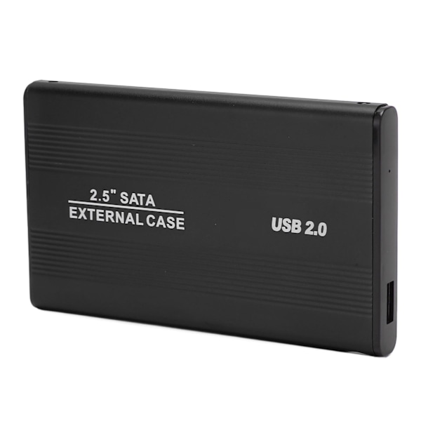 Ekstern harddisk 2,5 tommer Slim USB 2.0 Høj hastighed Plug and Play Mobil harddisk til computer PC Rejse Sort 500GB