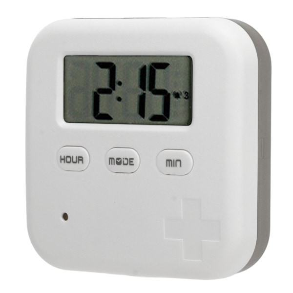 Smart Medicin Organizer med Timer och Bell Reminder - Grå