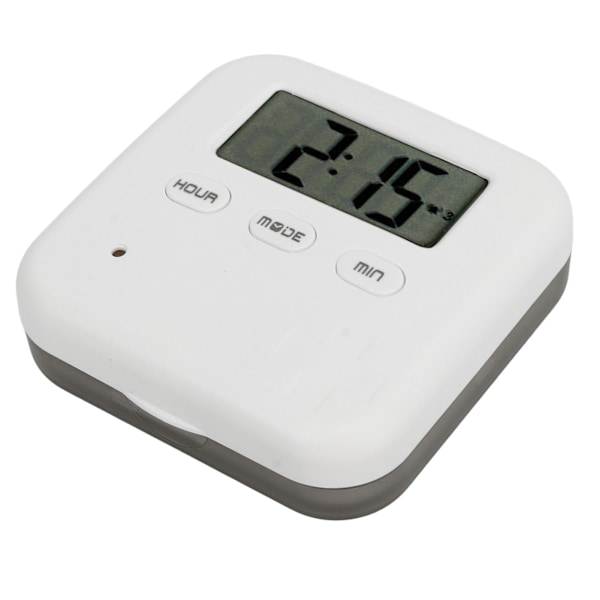 Smart Medicin Organizer med Timer och Bell Reminder - Grå