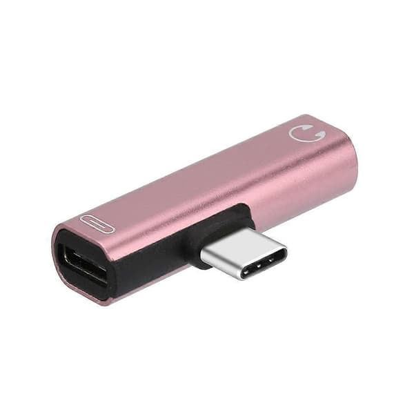USB-C Type C til 3.5mm Aux Lydkabel Adapter Hovedtelefonopladning til Samsung