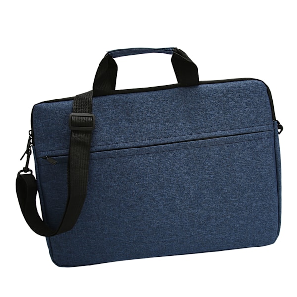 15,6 tums Laptopfodral Vattentätt Polyester Laptopväska Bärbar Notebook Skyddande Väska för Resa Affärsresa Mörkblå