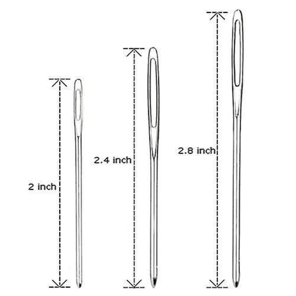 15 kpl pitkiä ompeluneuloja - Ihanteellinen kirjontaan, peittotyöhön, helmenkiertelyyn ja käsitöihin