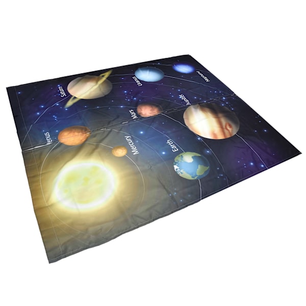 Modern fönstergardin i polyesterfiber med planetmönster, digitalt tryck, solskyddsgardin för heminredning 170x200cm / 66,9x78,7in Typ 39