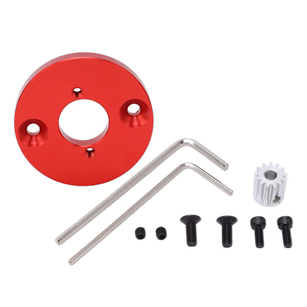 Fjärrkontroll Biluppgradering Motorhållare Aluminiumlegering Bärbar motorbasmonteringsdelar för MN86K 1/12 RC-bilar Röd