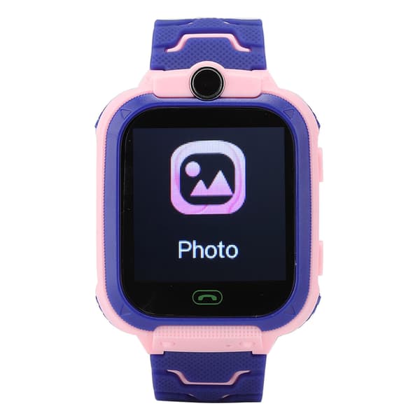 Smartwatch Multifunktionell Digital Armbandsur för Barn IOS/AndroidQ12 Rosa
