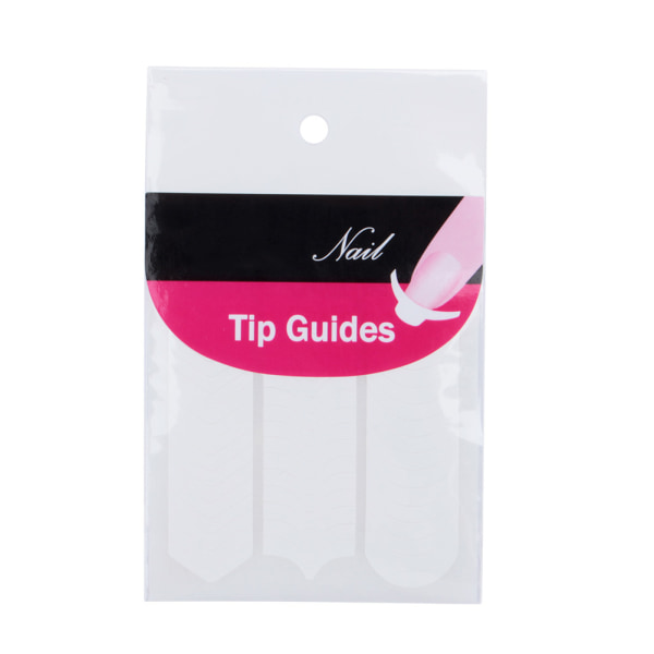 French Manicure Nail Art Tips Form Guide Sticker Negletilbehør