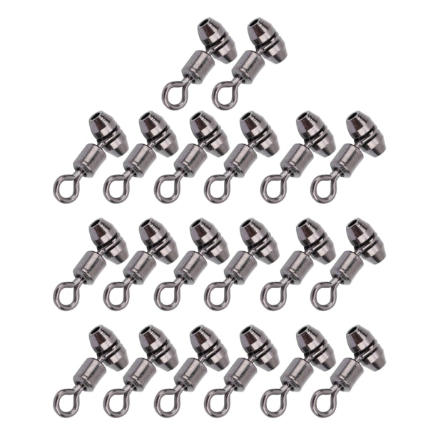 20 kpl Kuparinen Enhanced Version American Swivel Hook Gear Connector kalastusvälineet Oval Small