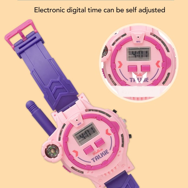 Trådløs walkie talkie-klokke for barn, perfekt for utendørs og innendørs bruk