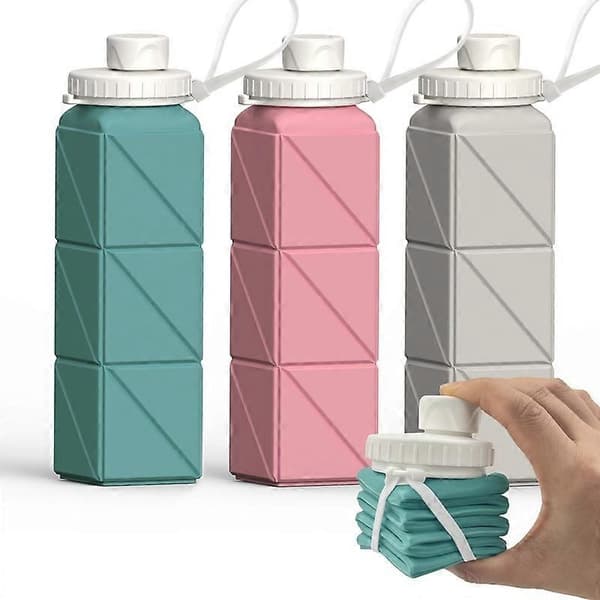 Foldable Water Bottles, Collapsible Portable Silicone Water Bottle